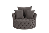 Zunyas Swivel Barrel Chair