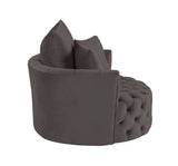 Zunyas Swivel Barrel Chair