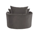 Zunyas Swivel Barrel Chair