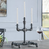 Brantley Industrial Pipe Tables, Shelves & Serving Cart