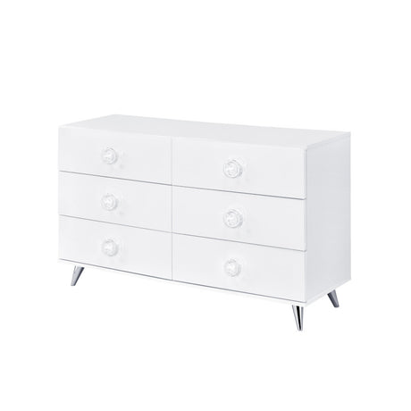 Perse Queen Storage Bed & Dresser