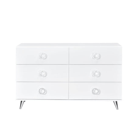 Perse Queen Storage Bed & Dresser