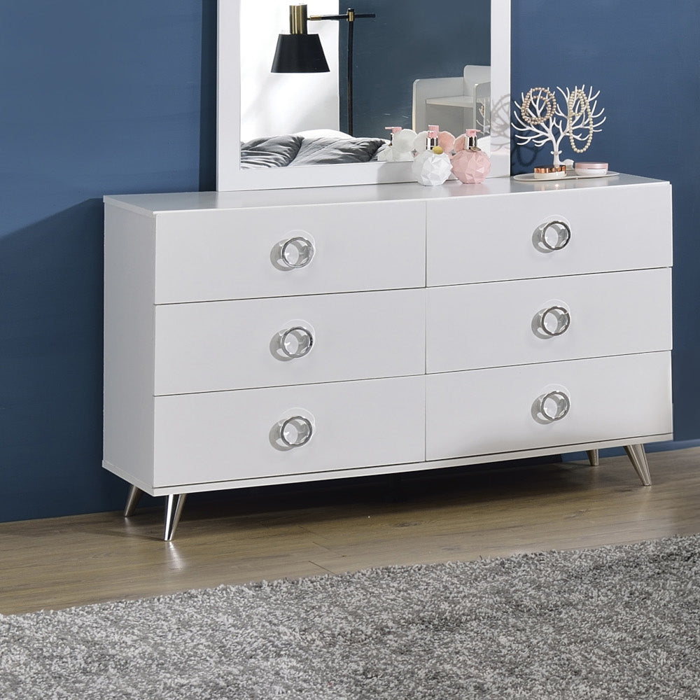Perse Queen Storage Bed & Dresser