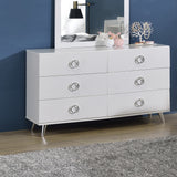 Perse Queen Storage Bed & Dresser