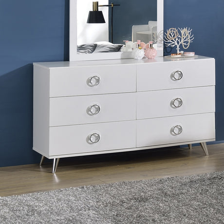 Perse Queen Storage Bed & Dresser
