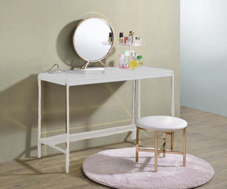 Midriaks Vanity Mirror & Stool Set