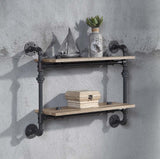 Brantley Industrial Pipe Tables, Shelves & Serving Cart
