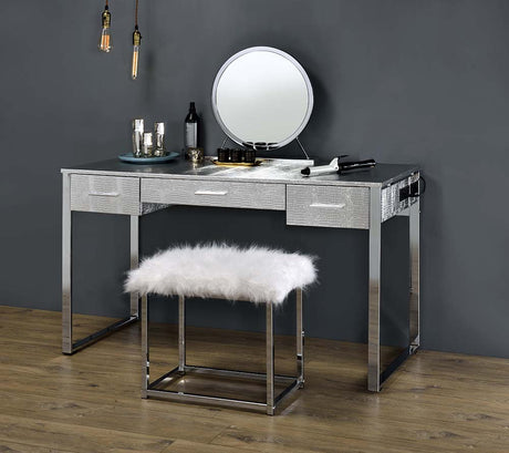 Myles Glam Vanity, Dresser & Jewelry Armoire