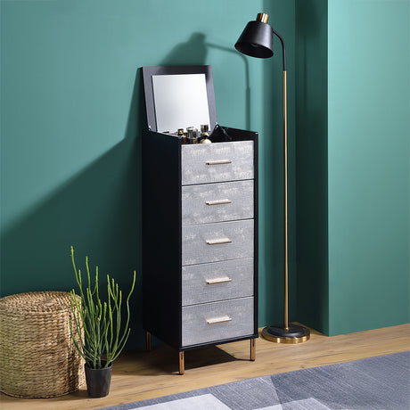 Myles Glam Vanity, Dresser & Jewelry Armoire
