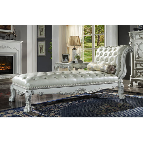 Dresden Button-Tufted Chaise Lounge & Bench