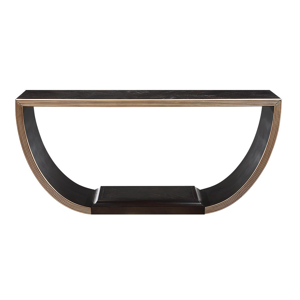 Maceo Half-Moon Console Table