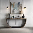 Maceo Half-Moon Console Table