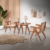 Velentina Rattan Accent Chair & End Table