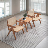 Velentina Rattan Accent Chair & End Table