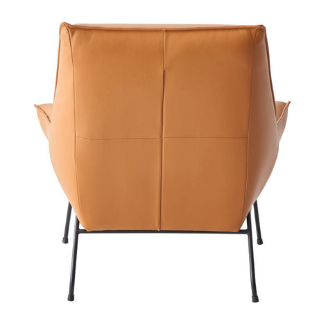 Zusa Top Grain Leather Accent Chair