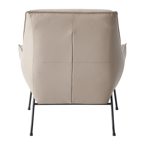 Zusa Top Grain Leather Accent Chair