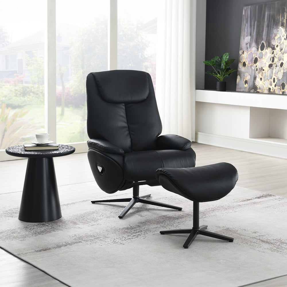 Labonita Swivel Accent Chair & Ottoman