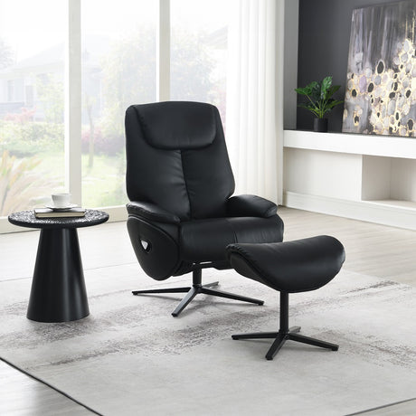 Labonita Swivel Accent Chair & Ottoman