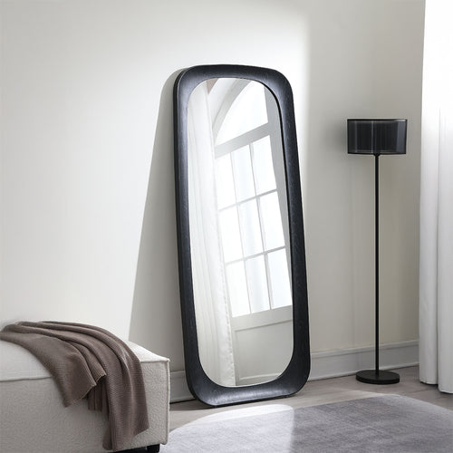 Izusa Full-Length Floor Mirror - Slim Black Frame