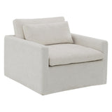 Naveen Swivel Accent Chair with Pillow
