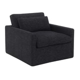 Naveen Swivel Accent Chair with Pillow