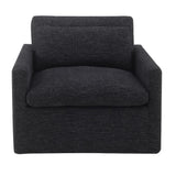 Naveen Swivel Accent Chair with Pillow