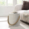 Gene Faux Concrete Accent Table