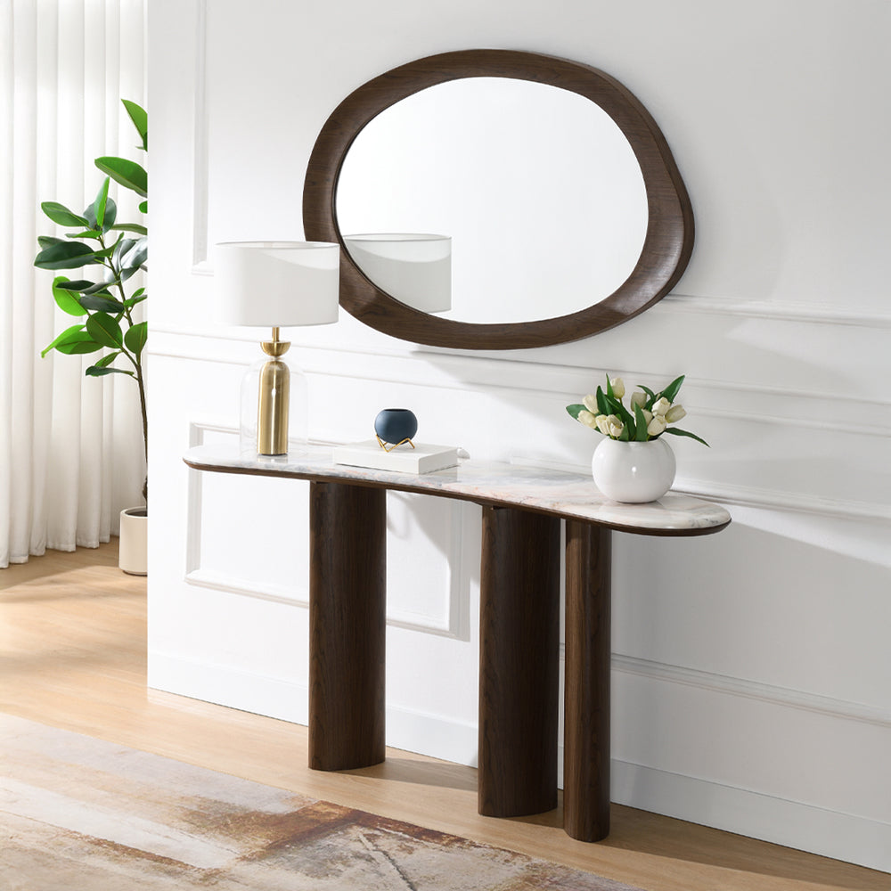 Hanale Natural Marble Coffee, End & Console Tables