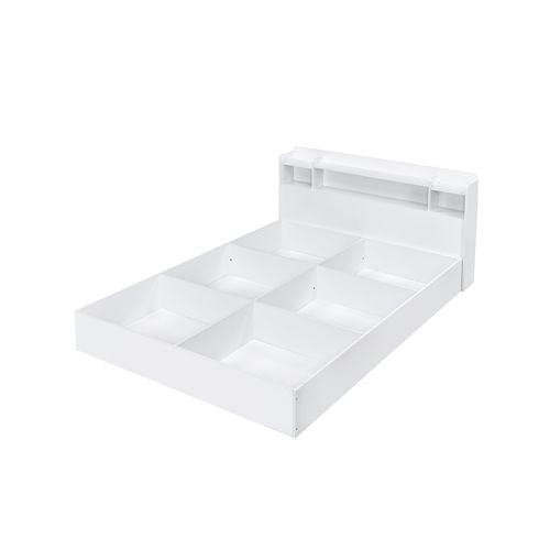Perse Queen Storage Bed & Dresser