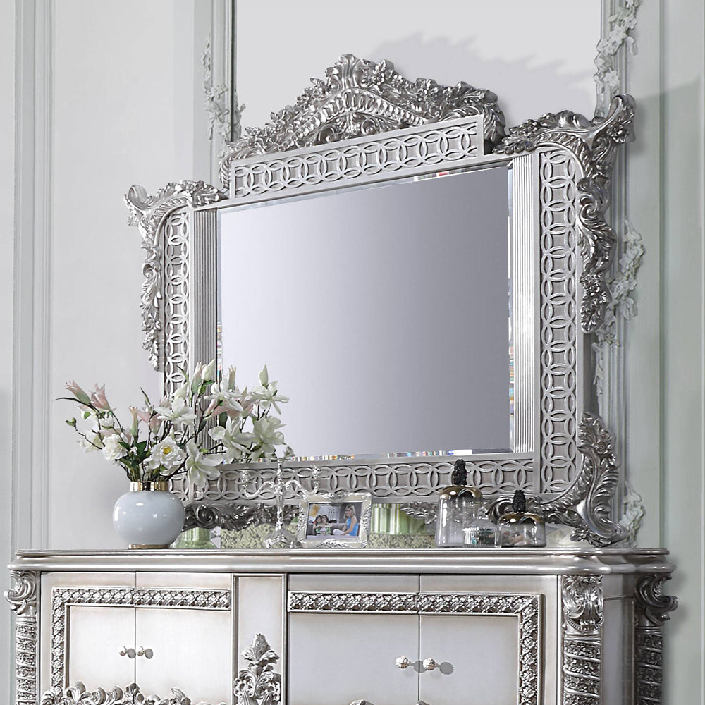 Valkyrie Button Tufted Bench & Mirror