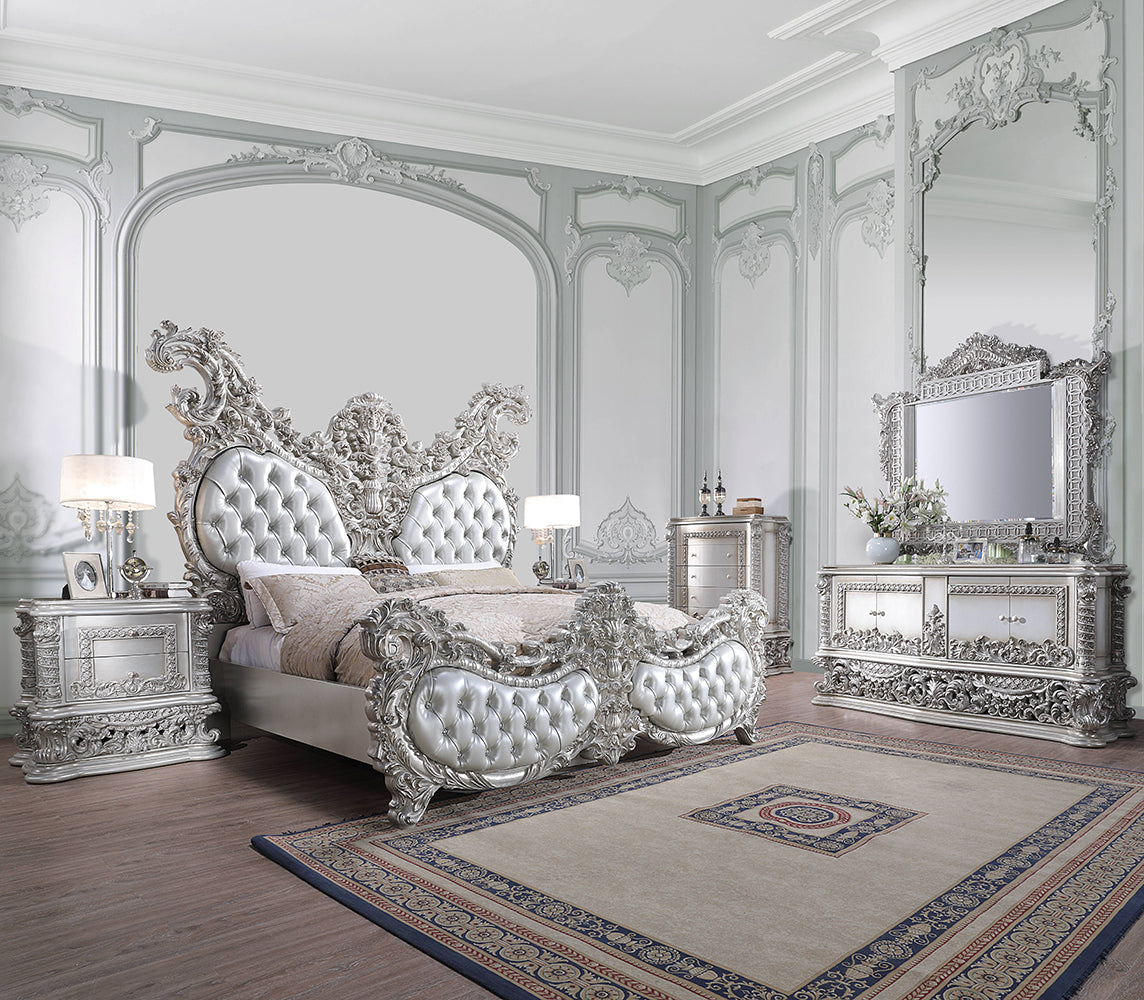 Valkyrie Button Tufted Bench & Mirror