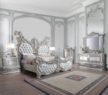 Valkyrie Button Tufted Bench & Mirror