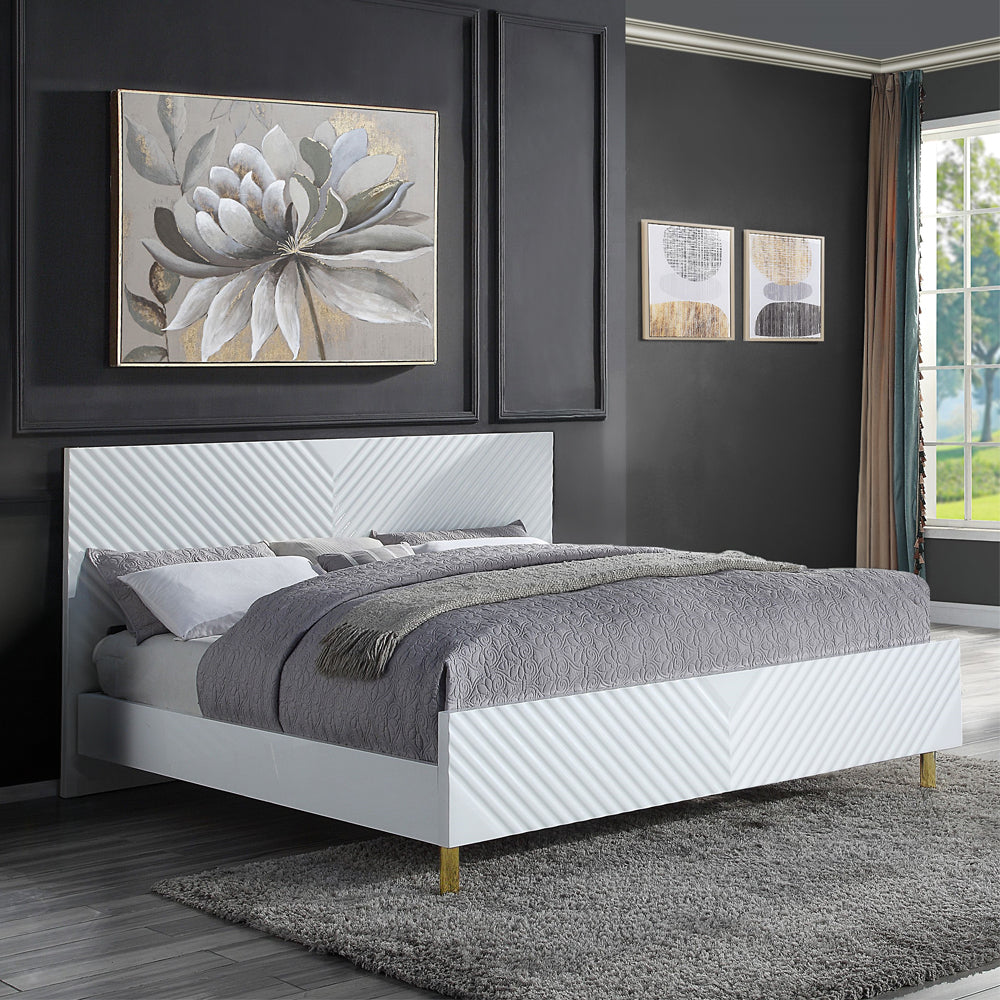 Gaines High Gloss Bedroom Collection