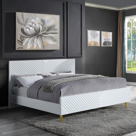 Gaines High Gloss Bedroom Collection