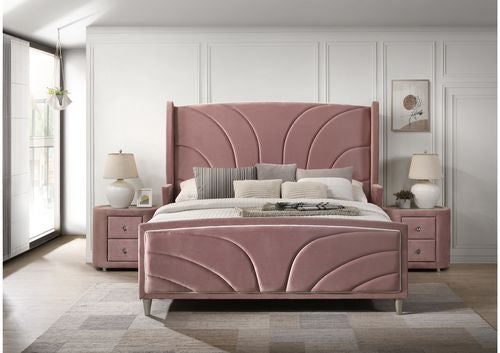 Salonia Art Deco Velvet Bedroom Collection