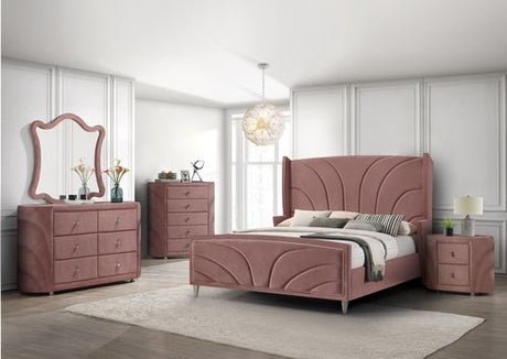 Salonia Art Deco Velvet Bedroom Collection