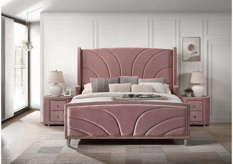 Salonia Art Deco Velvet Bedroom Collection