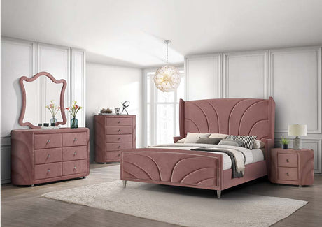 Salonia Art Deco Velvet Bedroom Collection