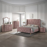 Salonia Art Deco Velvet Bedroom Collection