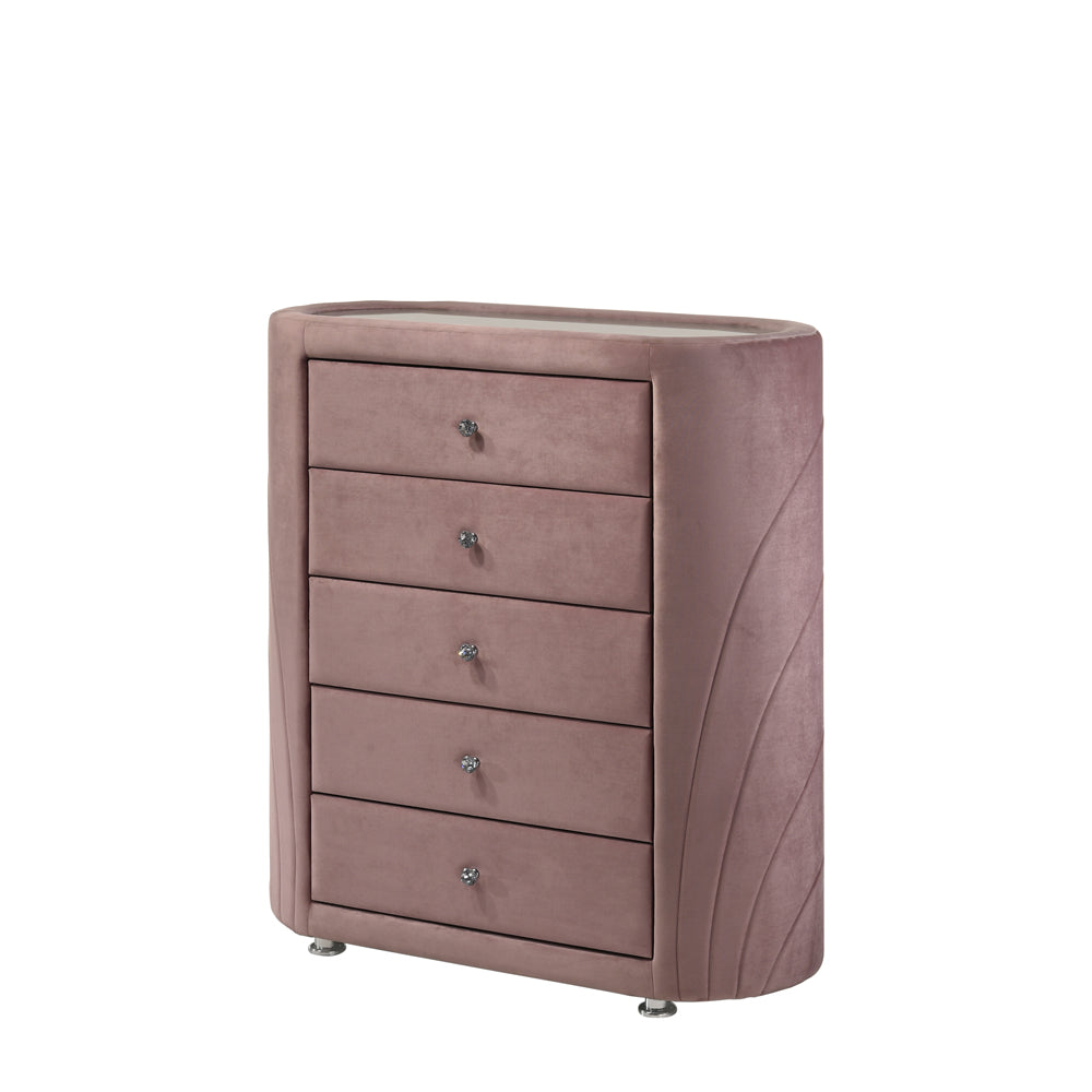 Salonia Art Deco Velvet Bedroom Collection