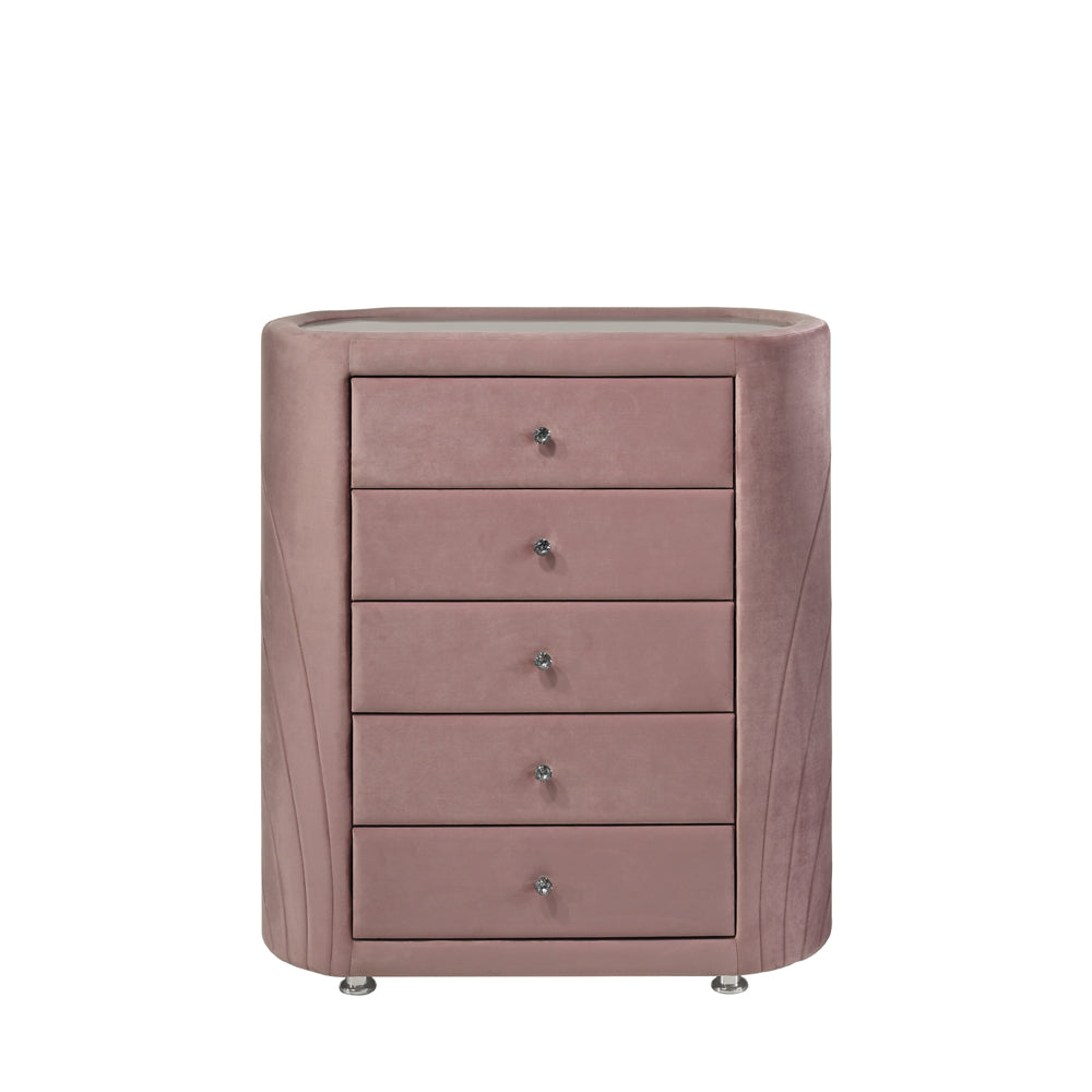 Salonia Art Deco Velvet Bedroom Collection