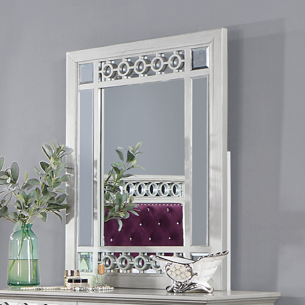Varian Glam Mirrors & Tufted Bench