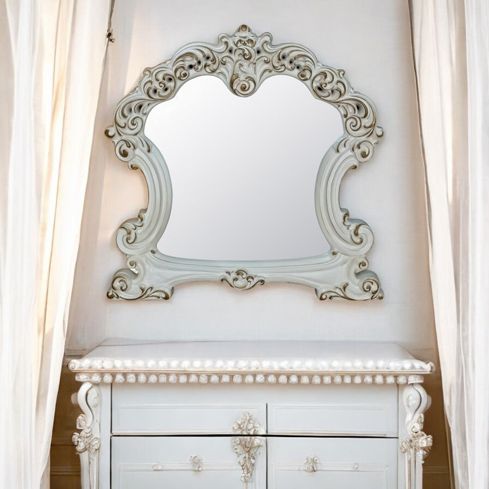 Vendome Arched Mirror & Vanity Stool