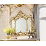 Cabriole Carved Mirror & Bench