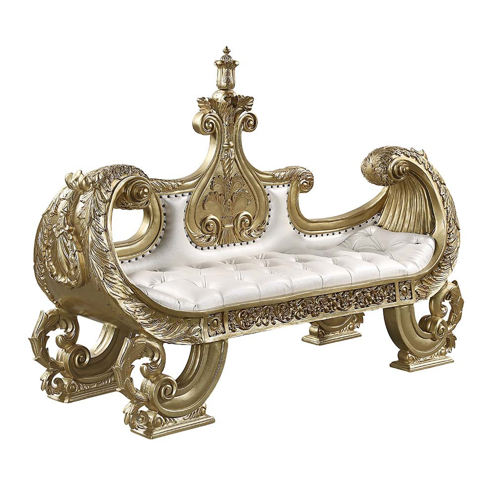 Bernadette Rococo Bench, Vanity Chair & Mirror