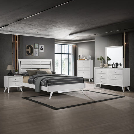 Cerys Low-Profile Queen Bed & Nightstand