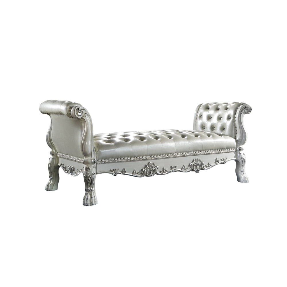 Dresden Button-Tufted Chaise Lounge & Bench
