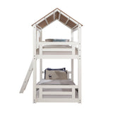 Inara House-Shaped Twin over Twin Bunk Bed