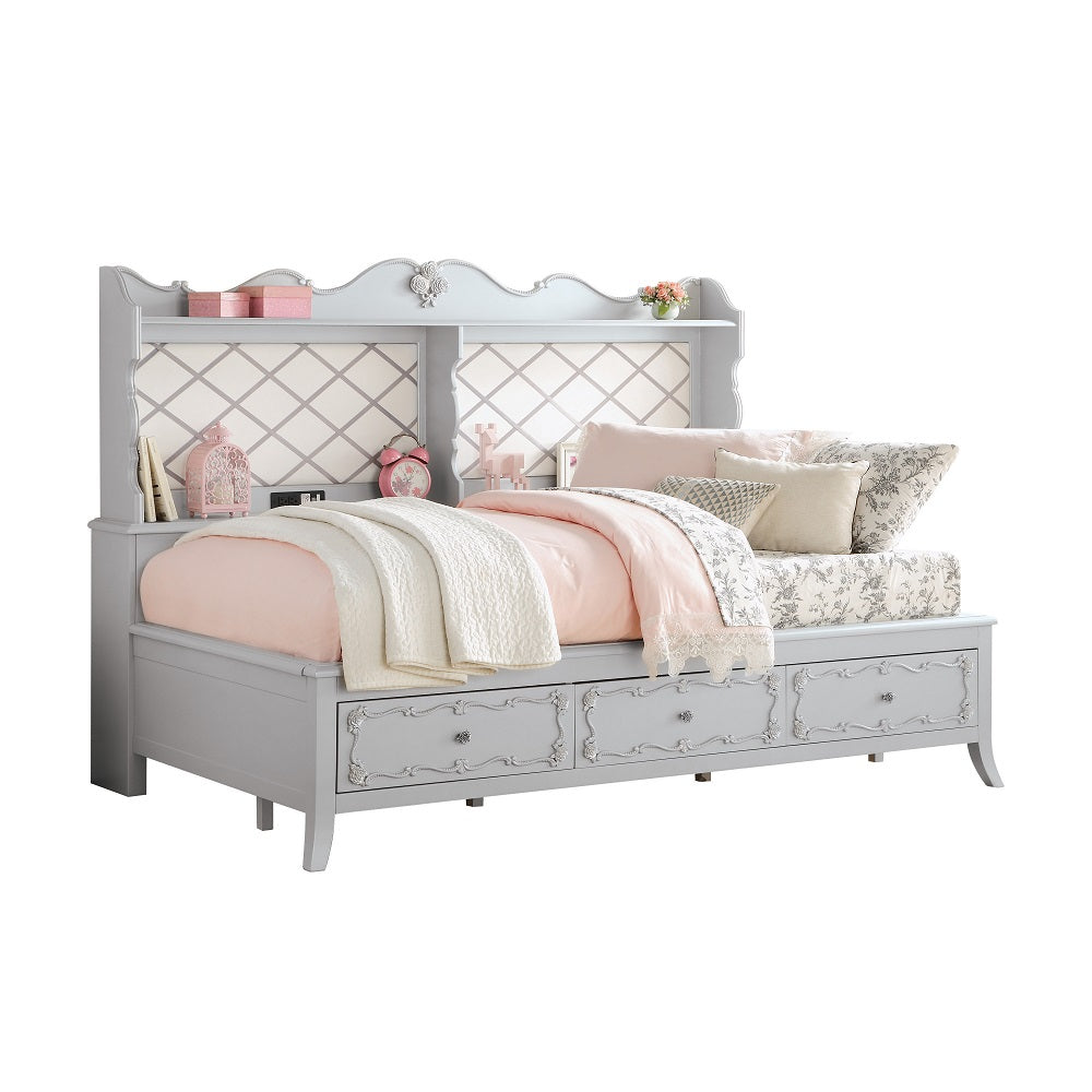 Edalene Twin Storage Daybed & Mirror