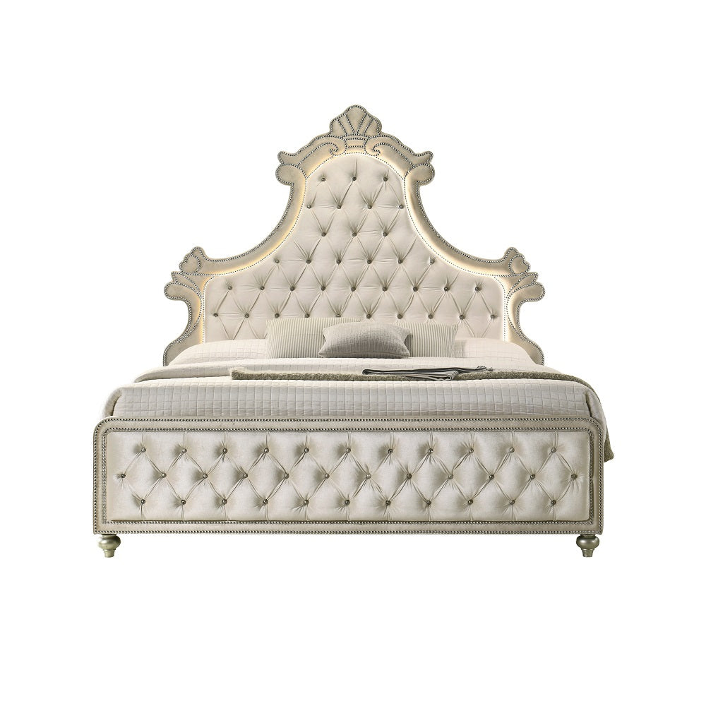 Lucienne Tufted Velvet Bedroom Collection